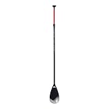 CampSup Aqua Marina Sports III - Remo SUP de 3 piezas de aluminio negro ligero de pie...