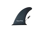 Aqua Plus Aletas inflables para Sup Center Fin Paddle Board Set (Negro. 9 Pulgadas)