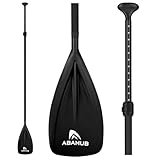 Abahub 3-Parte Remo Paddle Surf Aluminio Pala Sup Paddle Telescopic 173-213cm con...