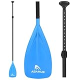 Abahub 3-Parte Remo Paddle Surf Aluminio Pala Sup Paddle Telescopic 173-213cm con...