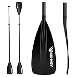 Abahub Carbono 2 en 1 Kayak Remo Paddle Surf Pala Sup Kayak Paddle Ajustable, Ligero...