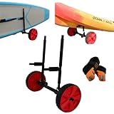 Cor Surf Tabla de Remo Ajustable de Sup y Carrito de Kayak | 2 en 1 Kayak y Sup Transport...