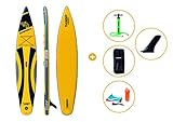 DVSPORT Paddle Board Thunder Negro/Amarillo