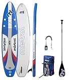 Mistral Sup - Combo Inflable Adventure 11'5, Azul, Tabla de Sup, Todos los Niveles de...