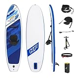 BESTWAY Tabla Paddle Surf Hinchable con Remo y Asiento Oceana 305x84x12 cm.