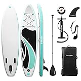 Triclicks Tabla Hinchable Paddle Surf/Sup Paddel Surf con Bomba, Mochila, Aleta Central...