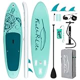 FEATH-R-LITE Tabla de remo inflable ultraligera - Accesorios SUP ajustables, bomba,...