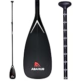 Abahub Remo de Sup de Carbono Completo con Bolsa de Paleta Remo telescópico Stand Up...