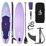 Wkersiy Tabla de remo inflable de pie, 11 pies x 32 x 6 pulgadas, tabla de surf...