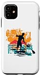 Carcasa para iPhone 11 SUP Surf Stand Up Paddle art tabla de remo SUP