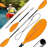 KESSER® Paleta Doble – 4 Piezas para Canoa Kayak Sup Stand-Up Paddling Board Pala de...