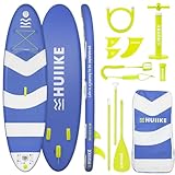 HUIIKE Tabla Paddle Surf Hinchable con Accesorios Incluidos, Remo, Quillas, Inflador....