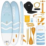 HUIIKE Tabla Paddle Surf Hinchable con Accesorios Incluidos, Remo, Quillas, Inflador....