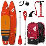 Fanatic Ripper Air Touring 10 ';Sup Inflable Sup Stand Up Paddle Boarding Paquete - Tabla,...