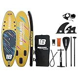 BEHUMAX - Tabla Paddle Surf Hinchable Be Wave Kids 8.6' Superficie Antideslizante,Pala de...