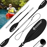 KESSER® Paleta Doble – 4 Piezas para Canoa Kayak Sup Stand-Up Paddling Board Pala de...