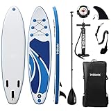 Triclicks Tabla Hinchable Paddle Surf/Sup Paddel Surf con Bomba, Mochila, Aleta Central...