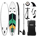 Triclicks Tabla Hinchable Paddle Surf/Sup Paddel Surf con Bomba, Mochila, Aleta Central...