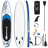 COSTWAY Tabla Inflable de Paddle, Tabla Sup Extra Amplia con Control Surf, Kit Tabla...