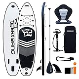 TIGERXBANG Tabla de Sup Stand Up Paddle Board con Asiento Kayak | Tabla de Paddle Surf...