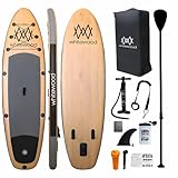 Whitewood Tabla de Paddle Surf Hinchable SUP Premium 11' 335 cm Diseño Madera con...