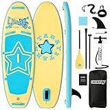 Juego de tabla de surf de surf para jóvenes y niños, incluye accesorios completos, 75...