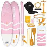 HUIIKE Tabla Paddle Surf Hinchable con Accesorios Incluidos, Remo, Quillas, Inflador....