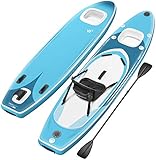 Sportstech Prima Set de Sup 9en1 + Ventanilla 2en1 + Asiento de Kayak| Stand Up Paddle...