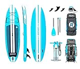 iROCKER All-Around Tabla de Pádel Hinchable - 3,32m Largo 81cm Ancho 15,25cm Grueso -...