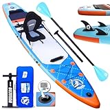 Tabla hinchables de Paddle Surf, Incluye Asiento de Kayak, Aleta Desprendible, Doble Remo...