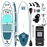 Tabla Paddle Surf Hinchable TIGERXBANG Paddle Board 320x82x15cm con Accesorios Premium...